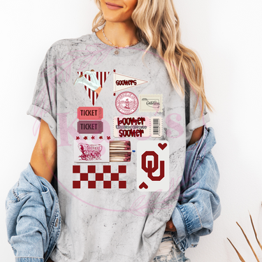 Sooners Matchbox Colorblast Tee
